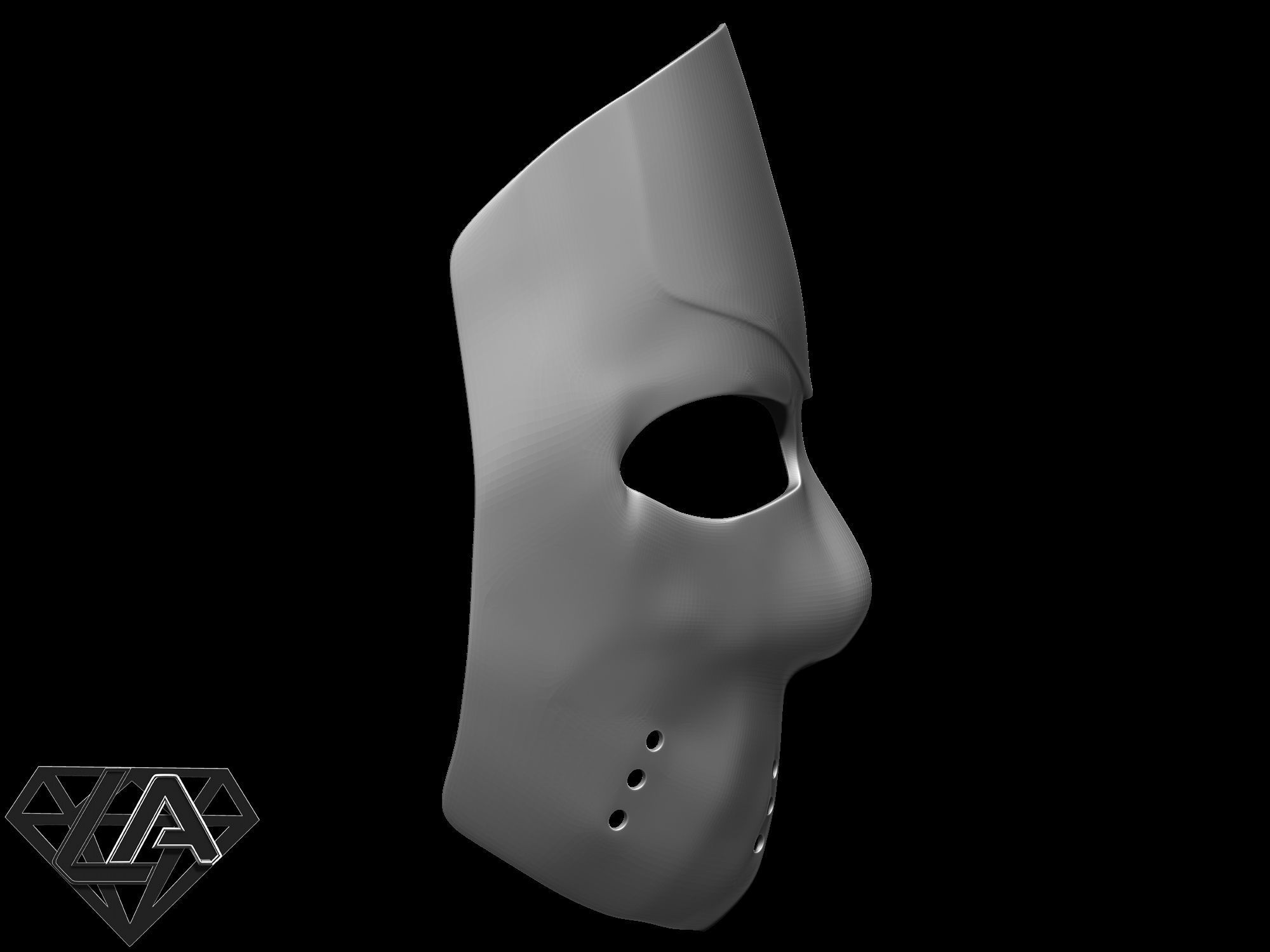 Call of Duty MW 2019 Nikto Mask without cloth 3D print model_8