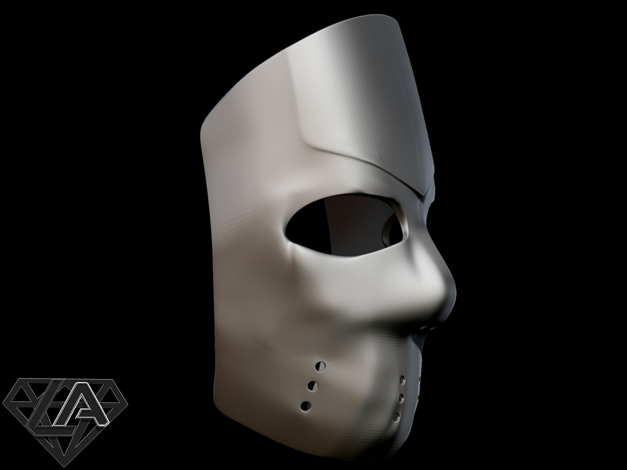 Call of Duty MW 2019 Nikto Mask without cloth 3D print model_7