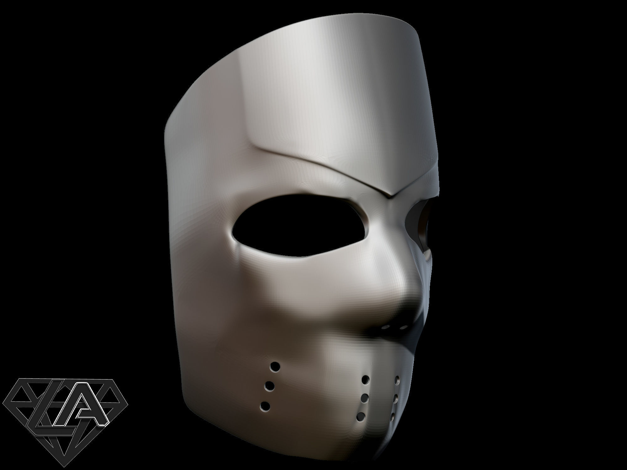 Call of Duty MW 2019 Nikto Mask without cloth 3D print model_5