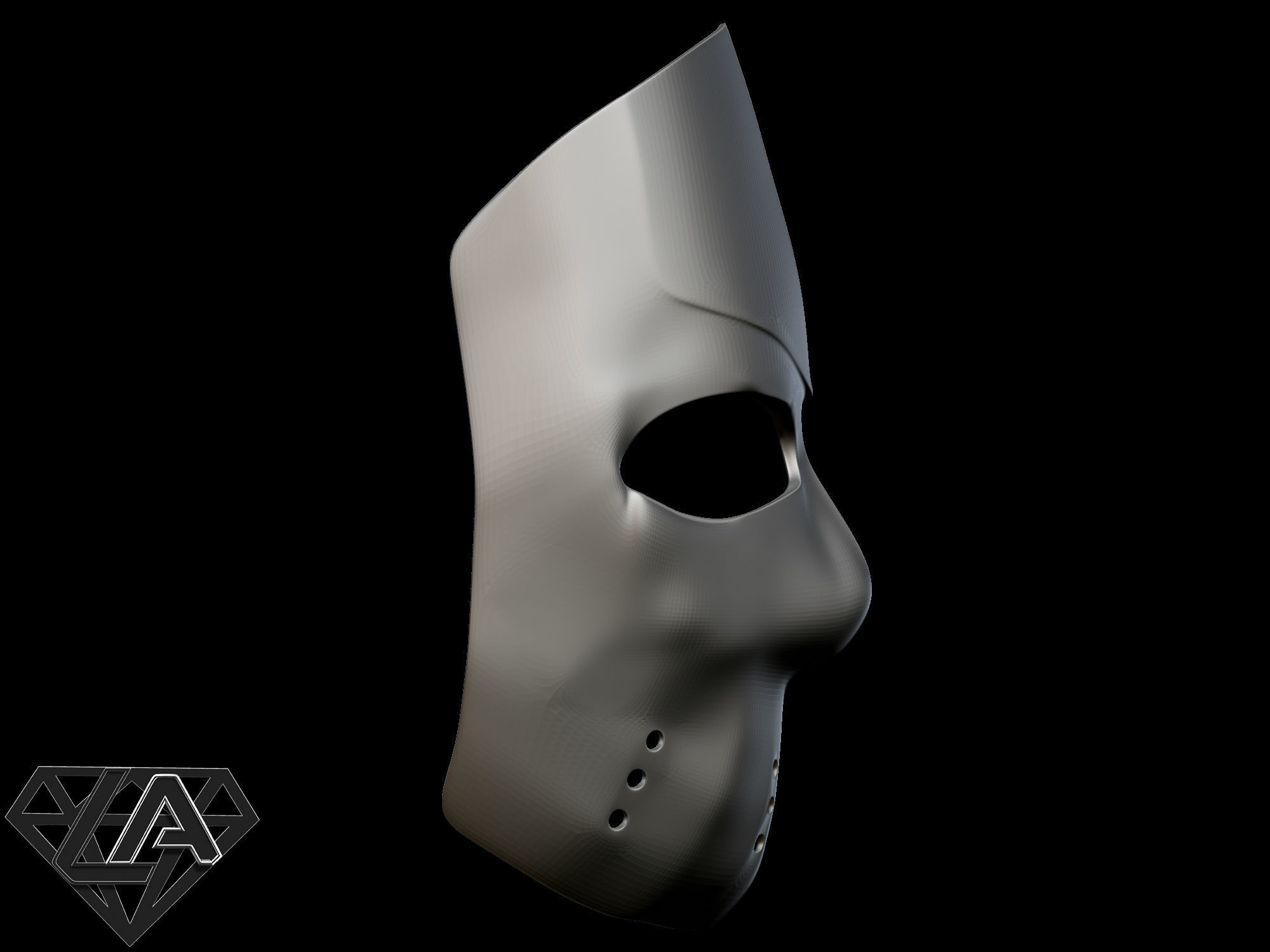 Call of Duty MW 2019 Nikto Mask without cloth 3D print model_9