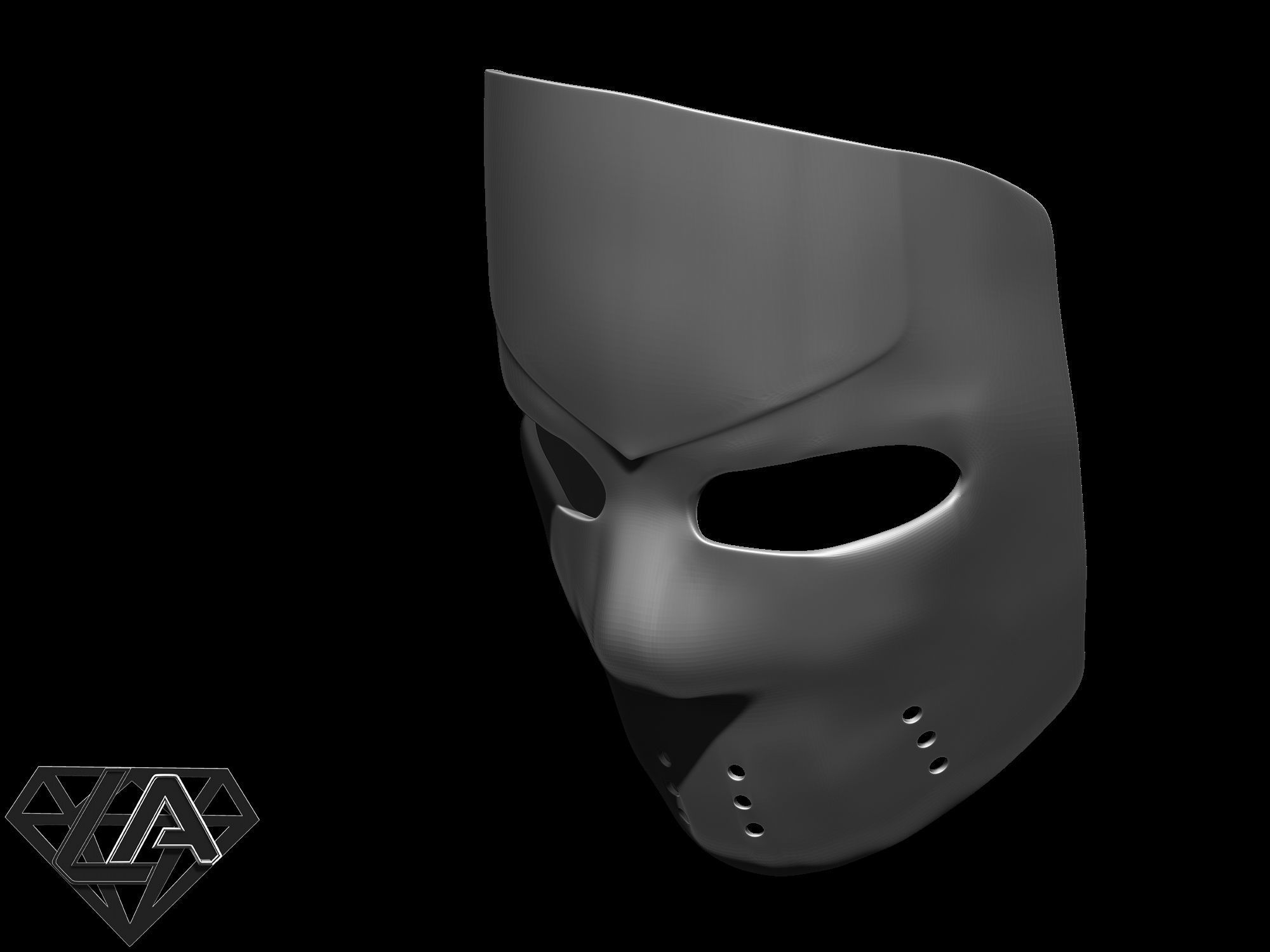 Call of Duty MW 2019 Nikto Mask without cloth 3D print model_2