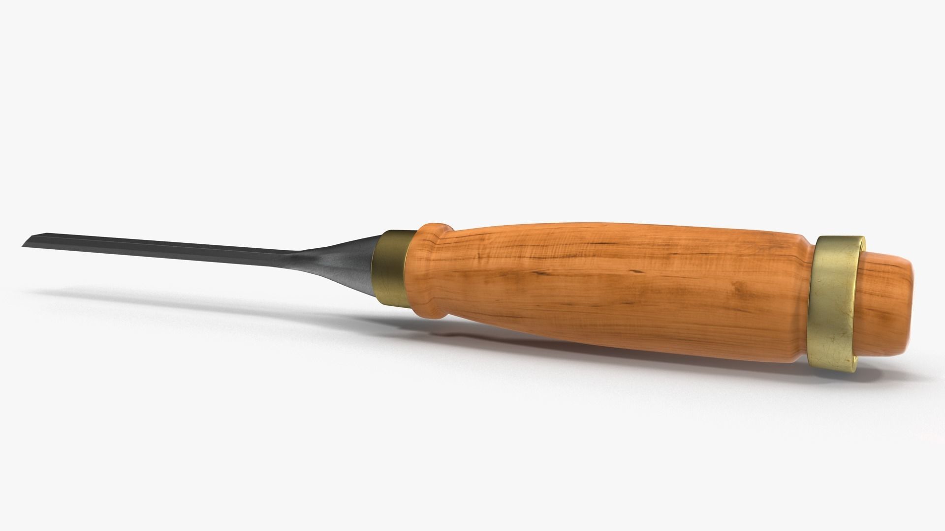 Straight chisel 6 mm 3D model_5