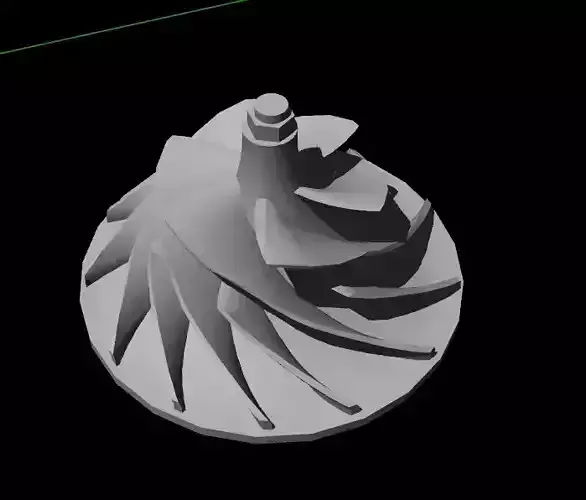 turbo turbine 3D model