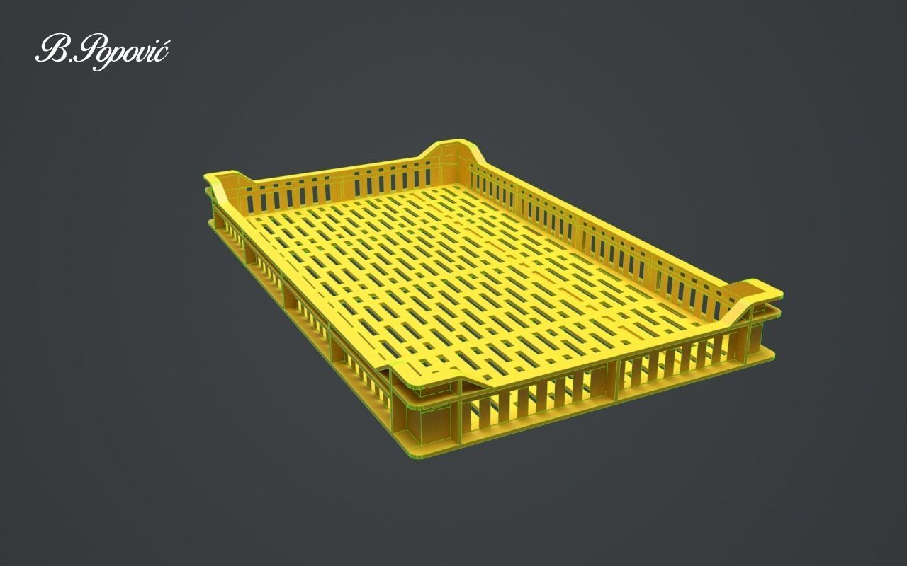 Raspberry Crate 3D model_3