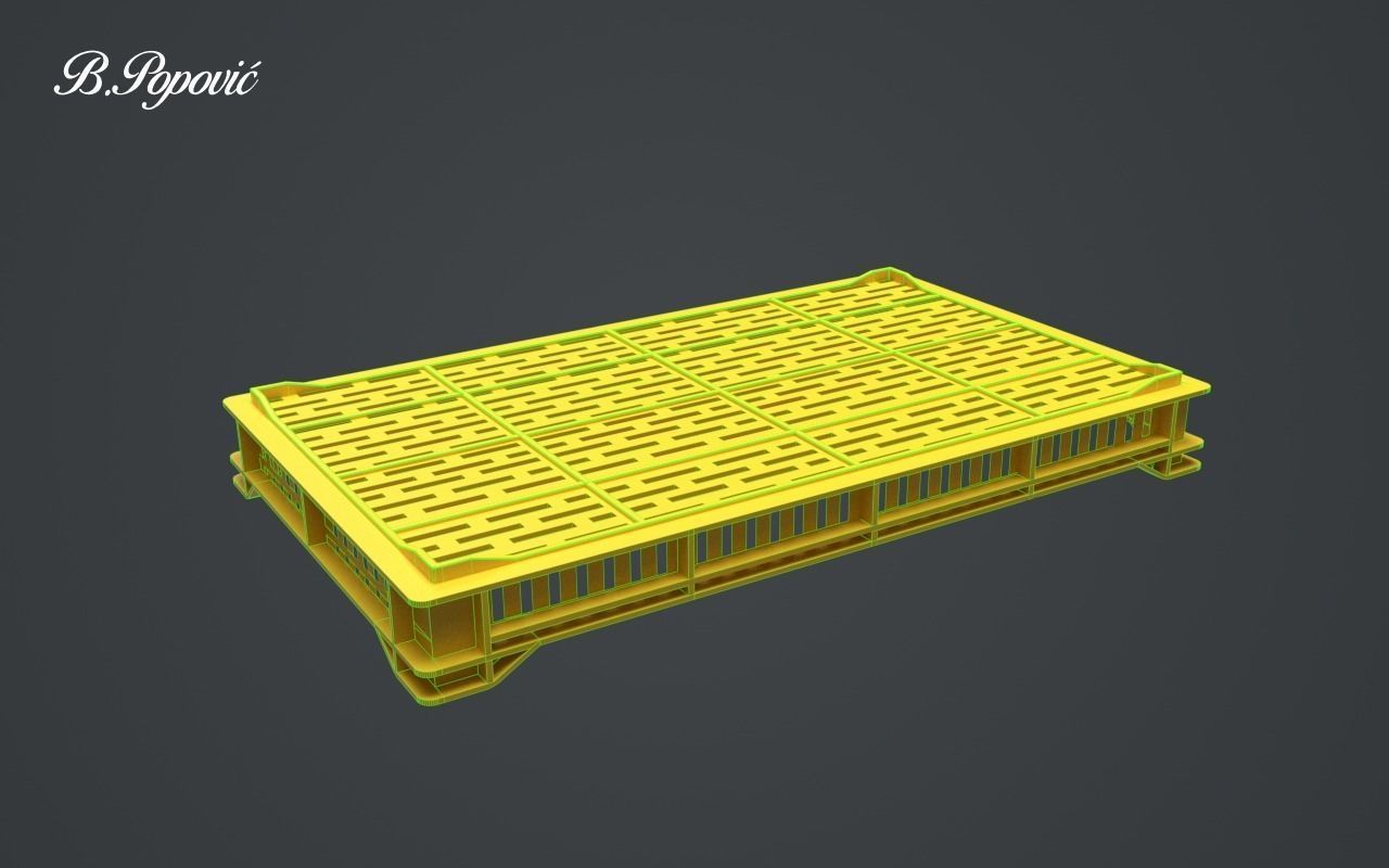 Raspberry Crate 3D model_5