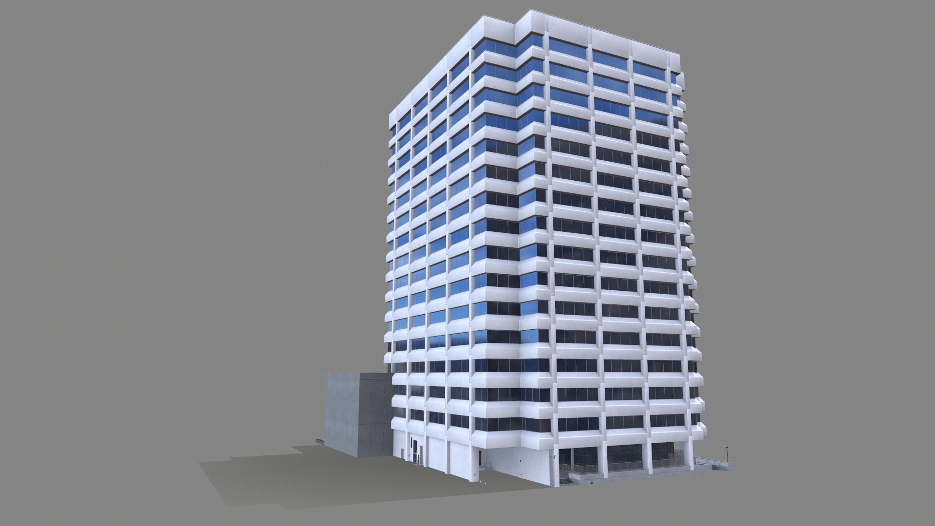 221 Main Street Building San Francisco Low-poly 3D model_3