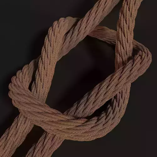 Knot Rope Free 3D model