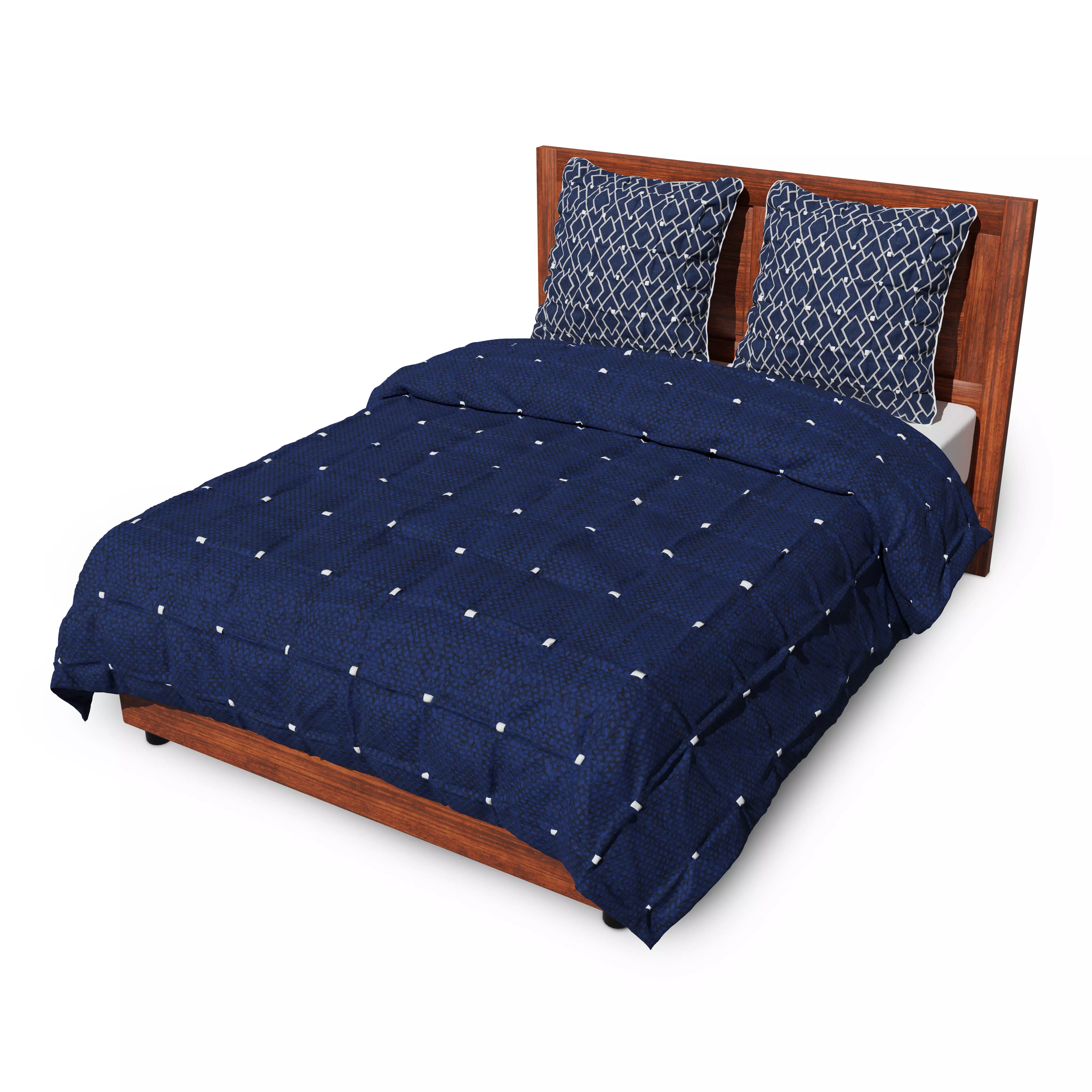 Bed 3D model duvet cover set 3D model
