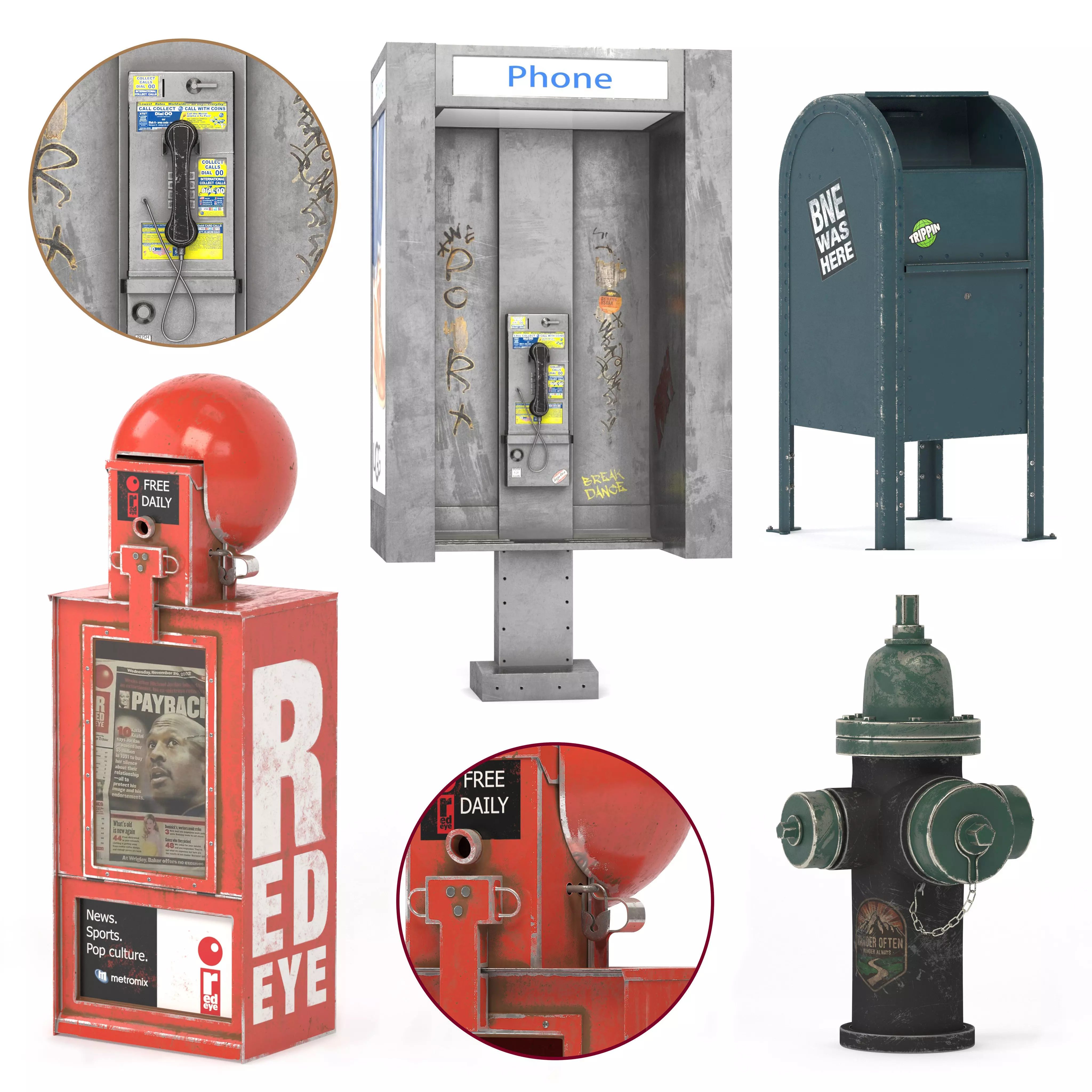 street equipment vol 01 3D model