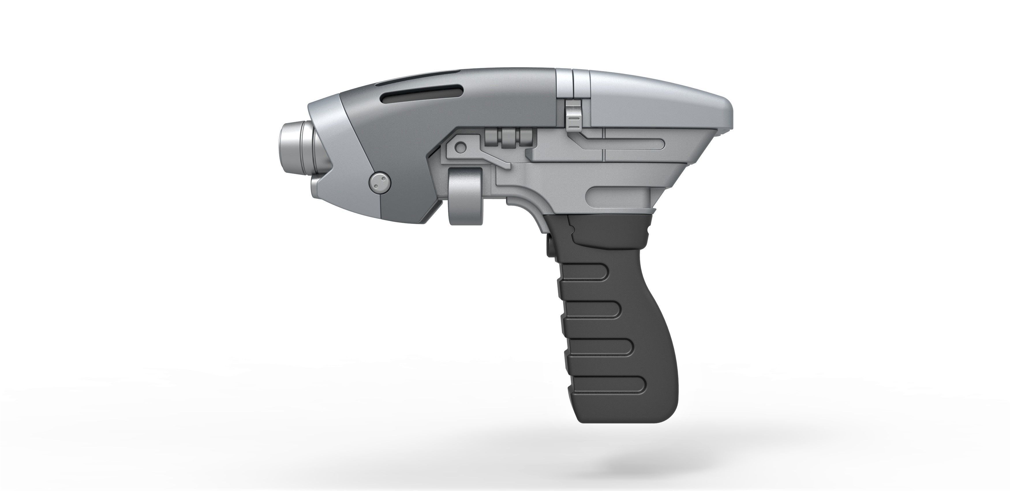 Starfleet phaser pistol from Star Trek Enterprise TV series 3D model_7