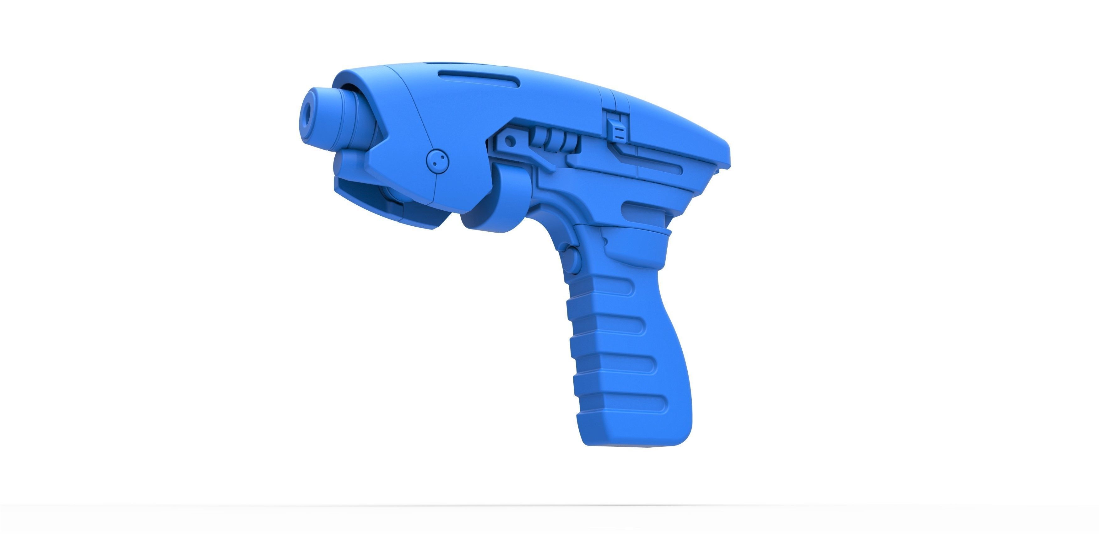 Starfleet phaser pistol from Star Trek Enterprise TV series 3D model_17