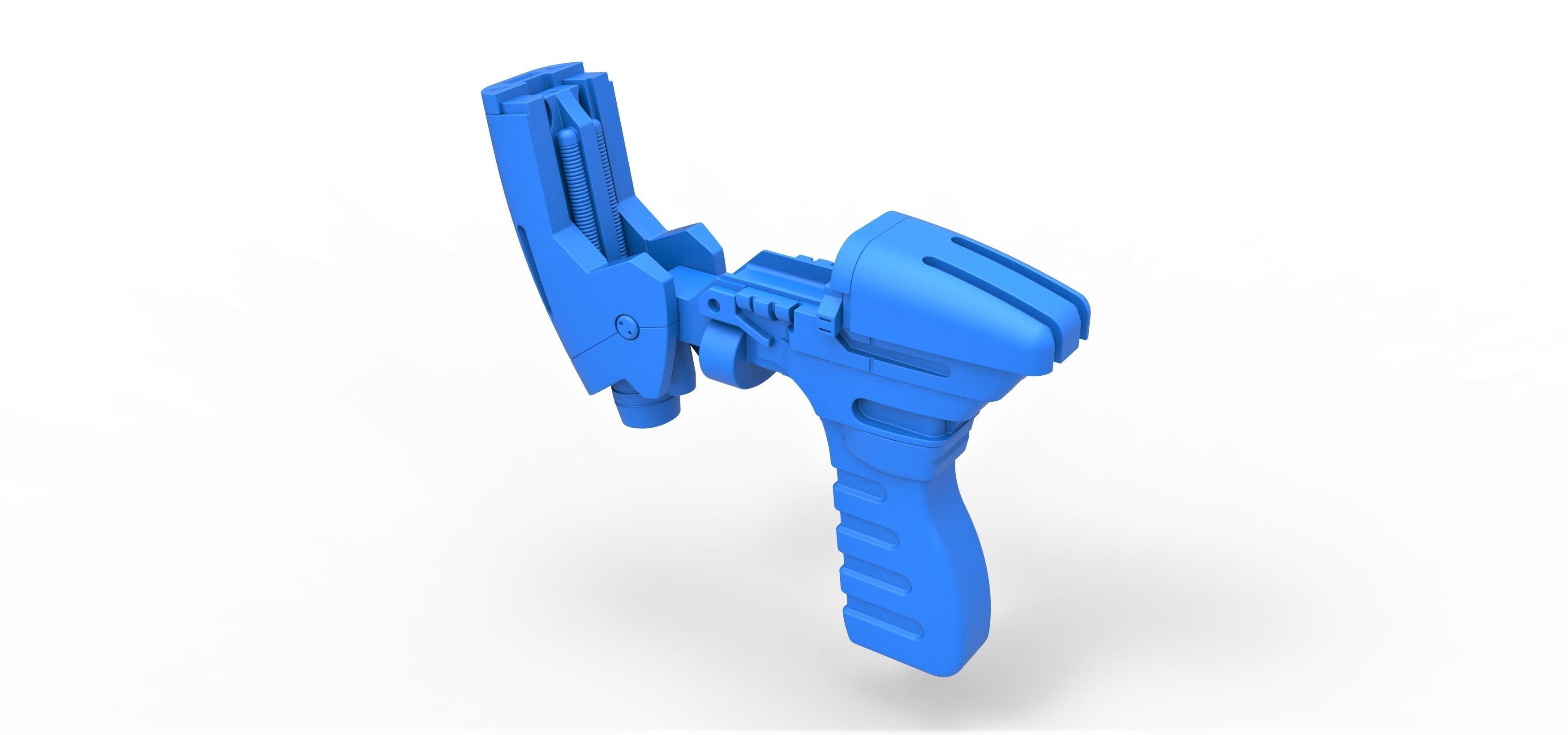 Starfleet phaser pistol from Star Trek Enterprise TV series 3D model_28