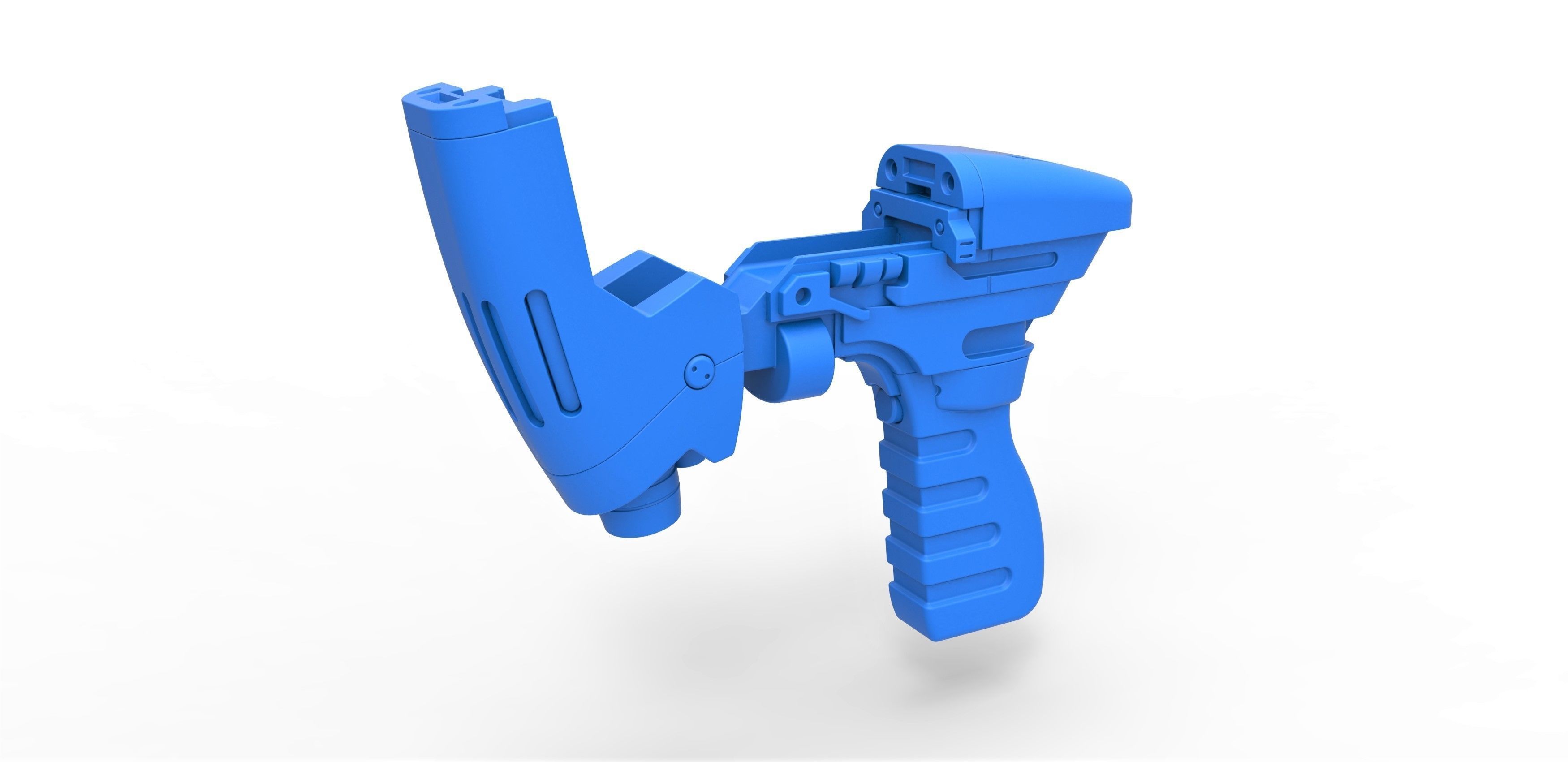 Starfleet phaser pistol from Star Trek Enterprise TV series 3D model_26