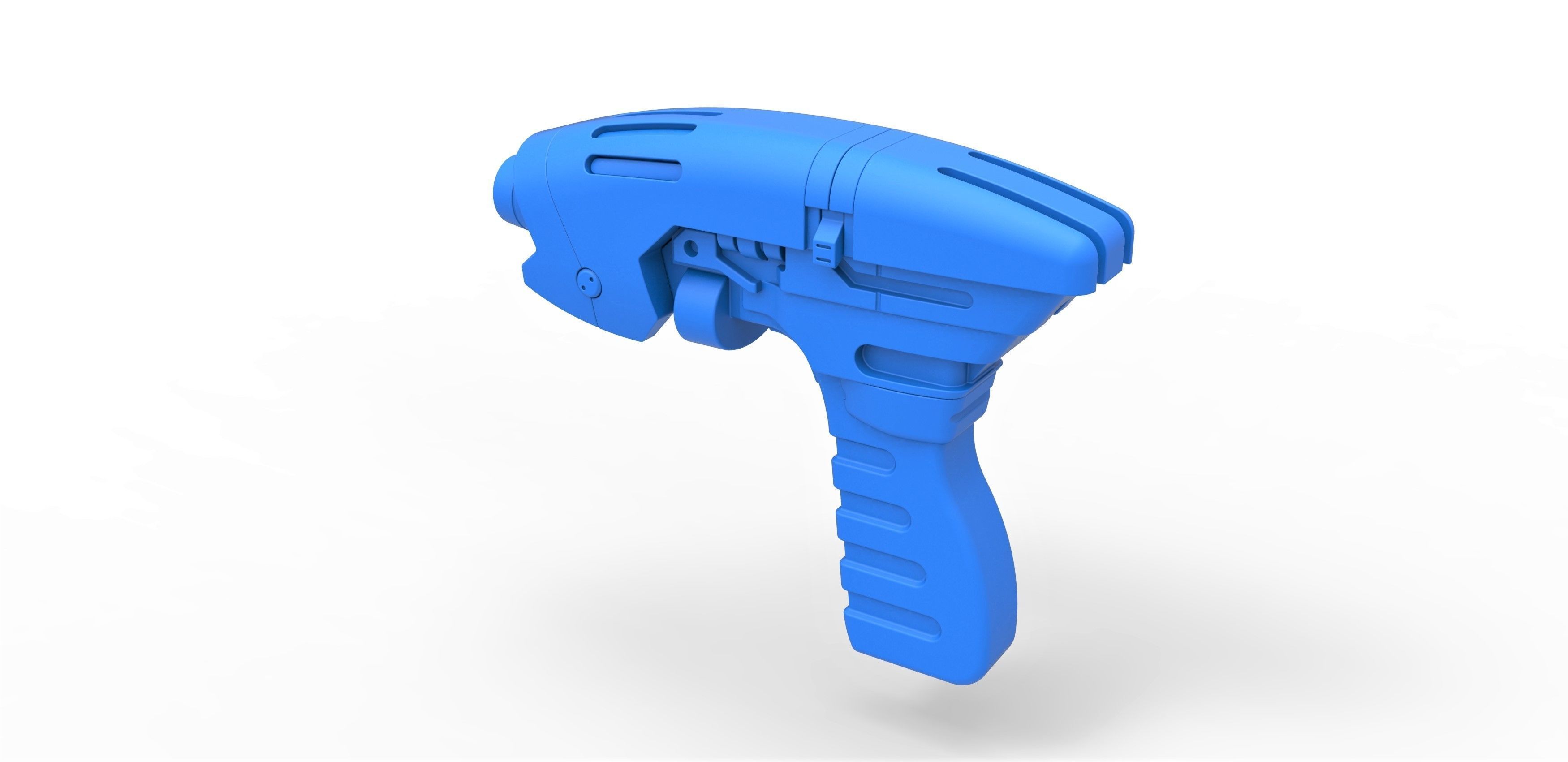 Starfleet phaser pistol from Star Trek Enterprise TV series 3D model_23