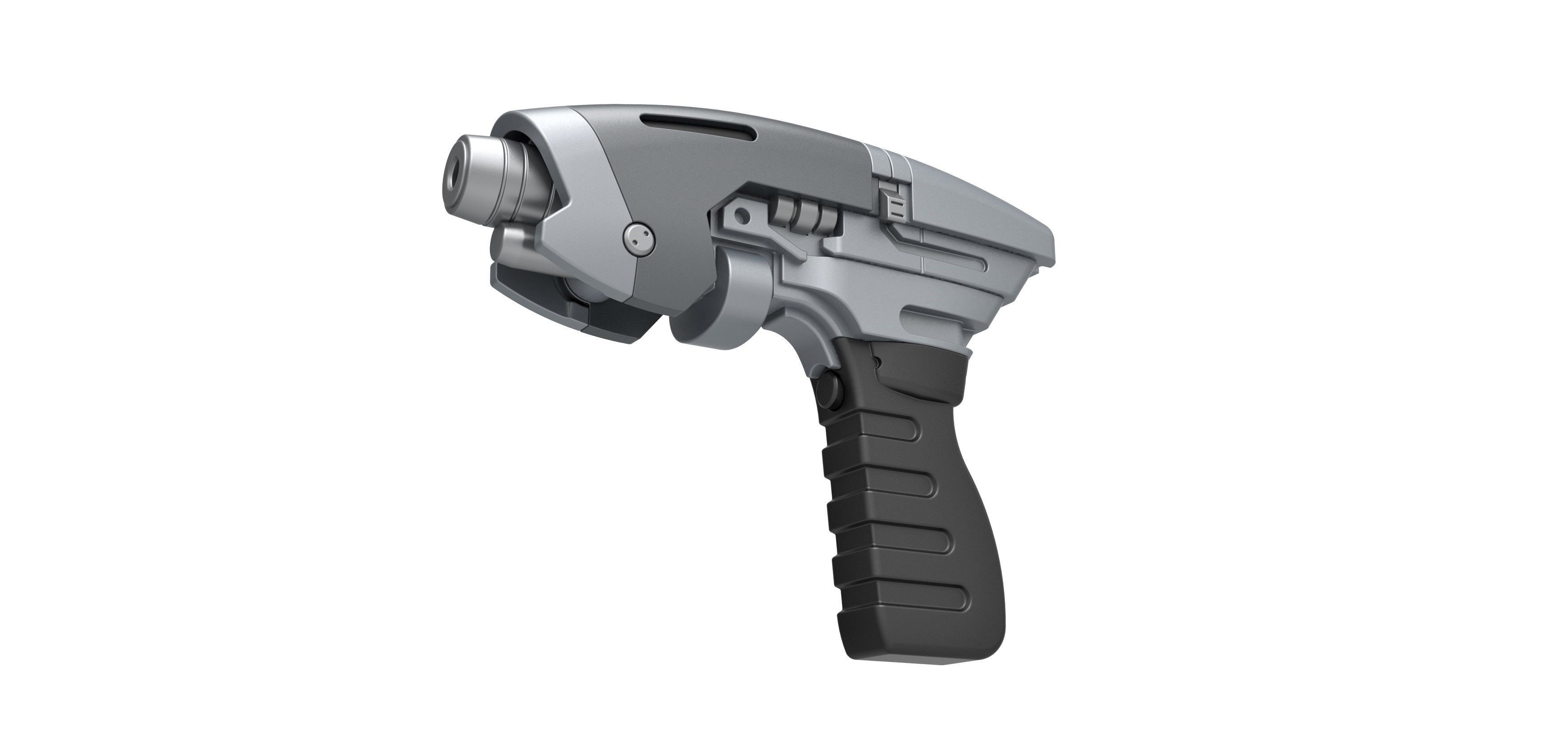 Starfleet phaser pistol from Star Trek Enterprise TV series 3D model_2
