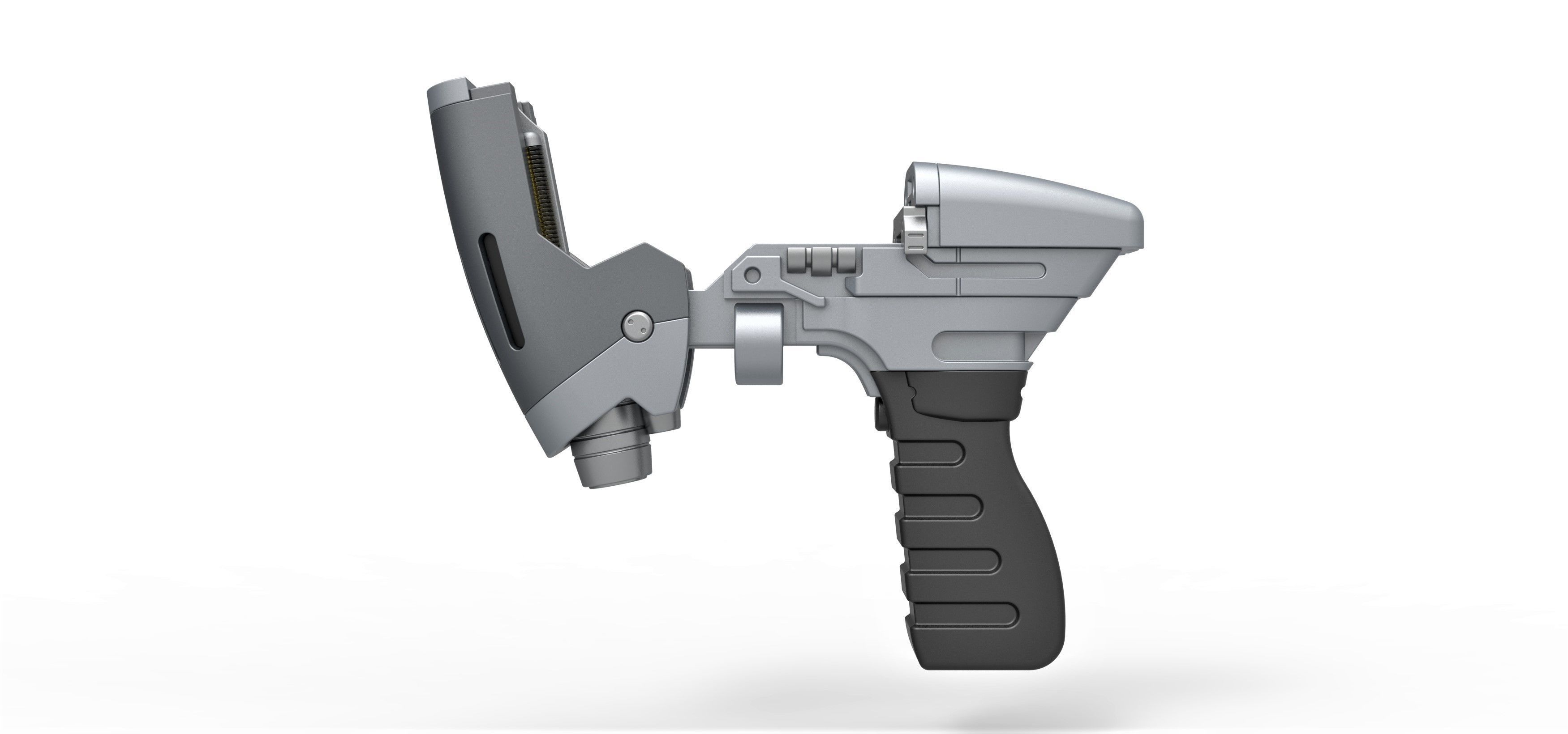 Starfleet phaser pistol from Star Trek Enterprise TV series 3D model_14