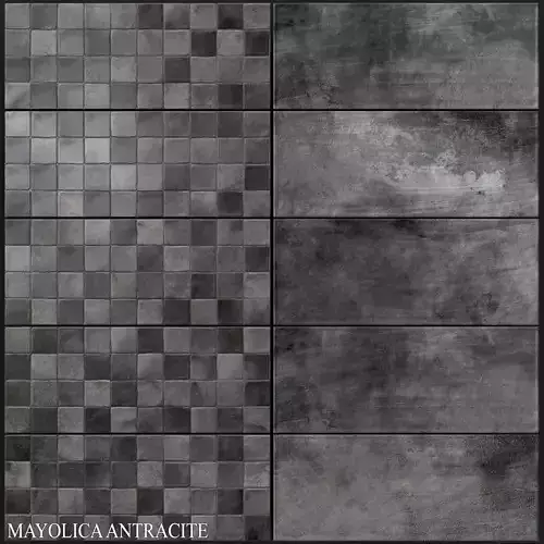 Keros Mayolica Antracita 3D model