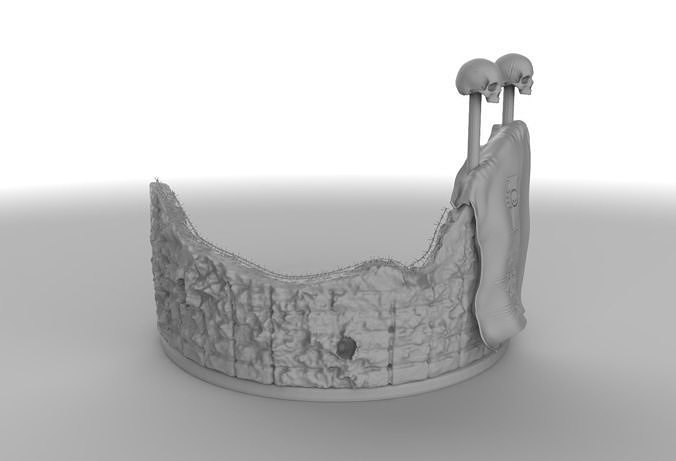 Base miniature model Warhammer 40k fan made 3D print model