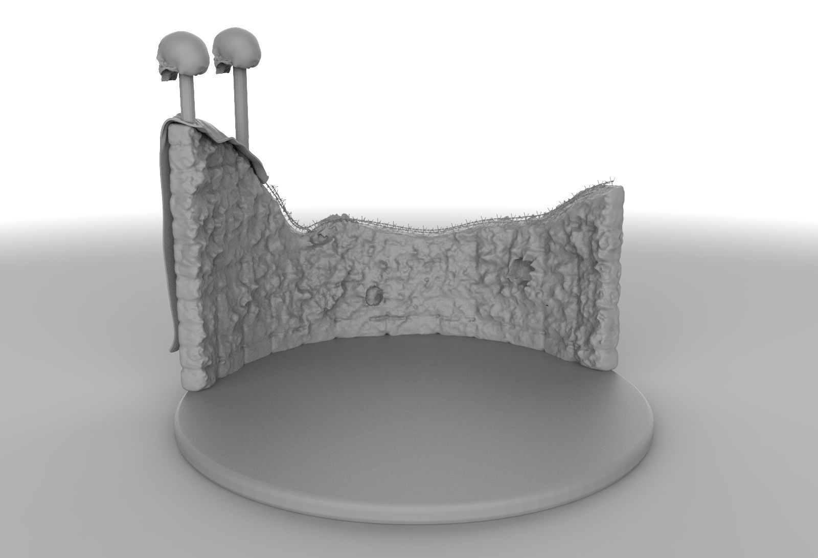 Base miniature model Warhammer 40k fan made 3D print model_4