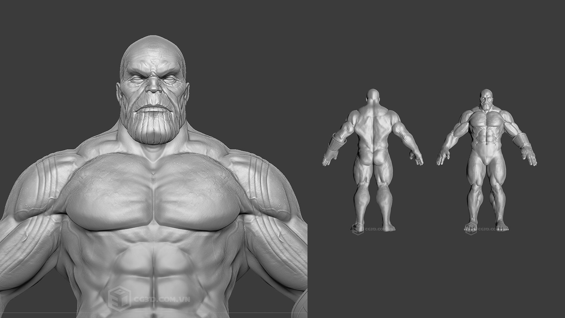 Thanos- Avenger 3D model_9
