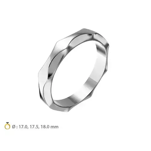 N143 Infinito Wedding band