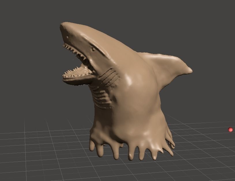 shark 3D print model_2