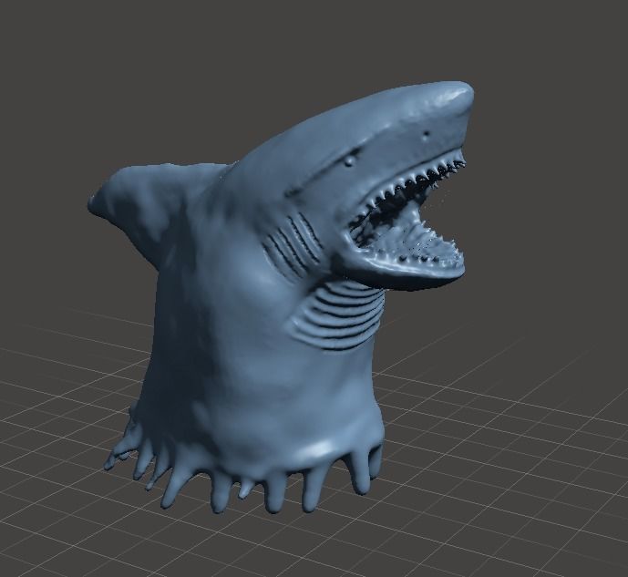 shark 3D print model_1
