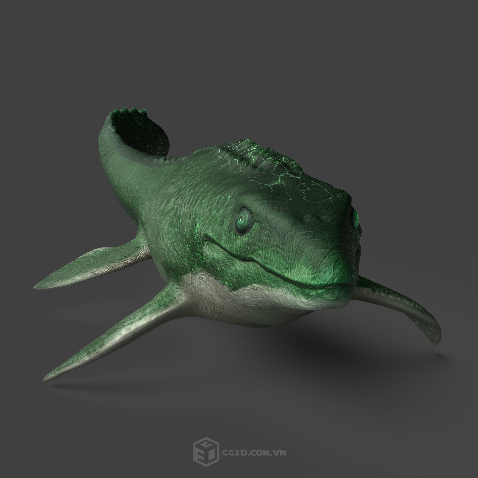 Dinosaur - Mosasaurus 3D model_1
