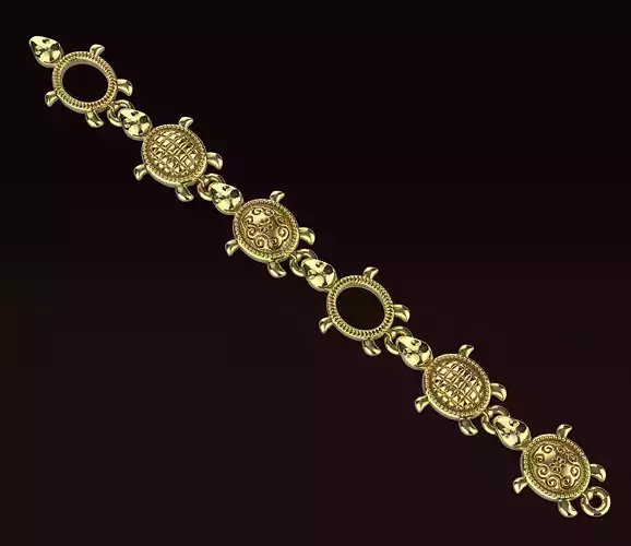 N048 Braselet elements Little Turtles