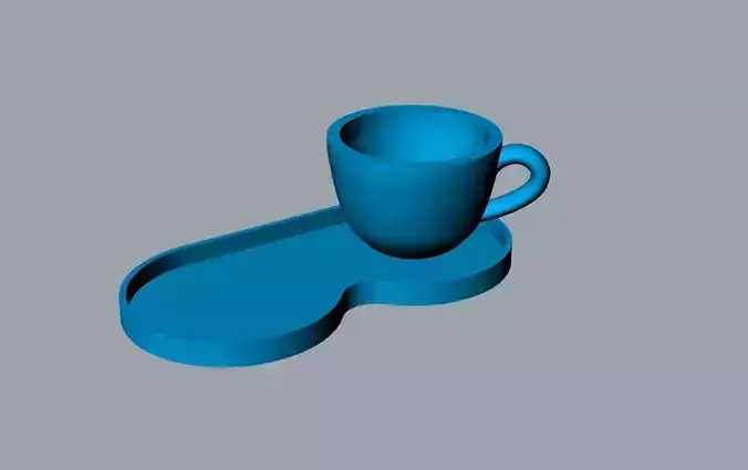 Cache-pot Coffee Cup 3D print model