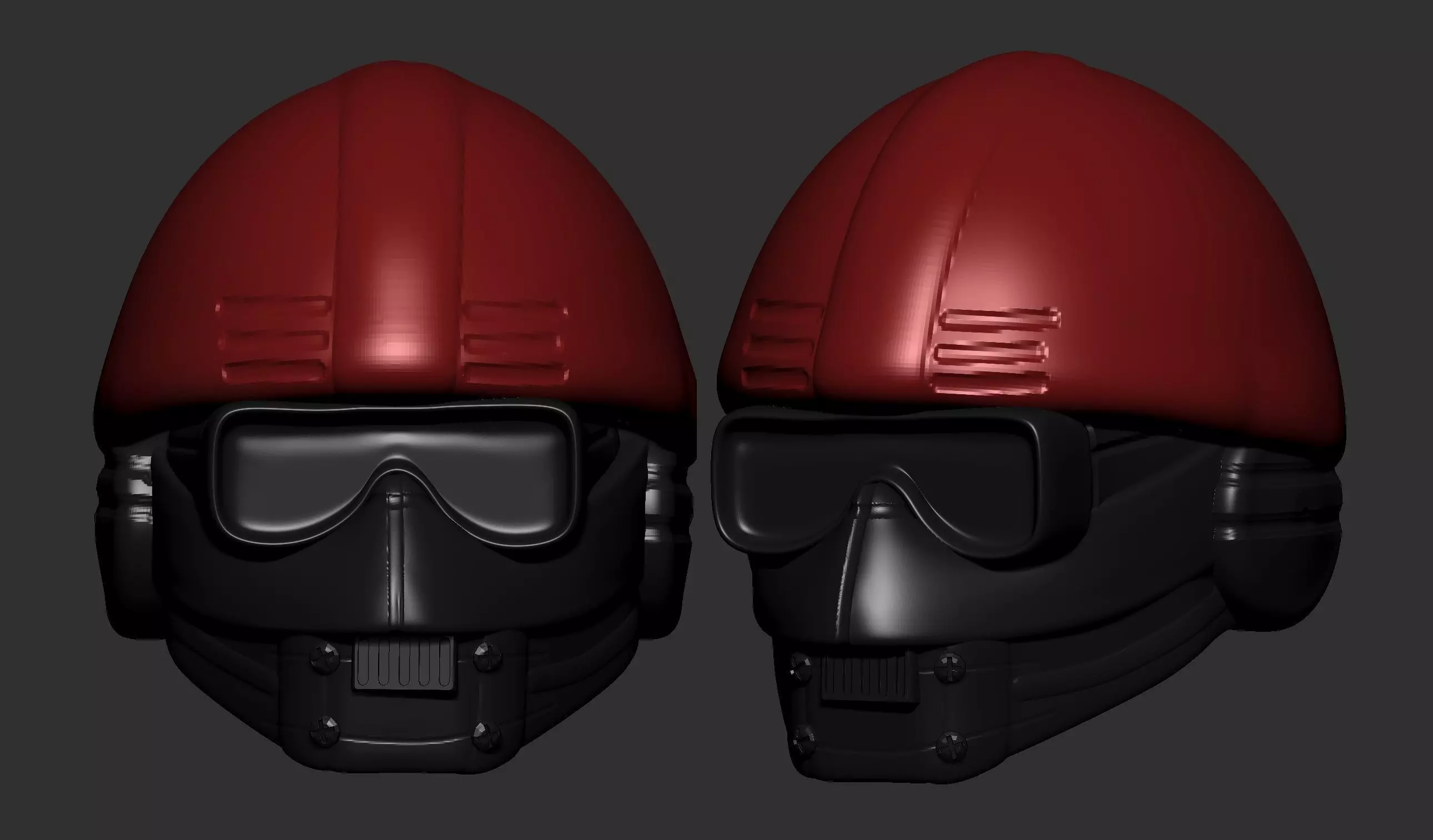 helmet high poly sculpt 3d printable 3D model 3D model