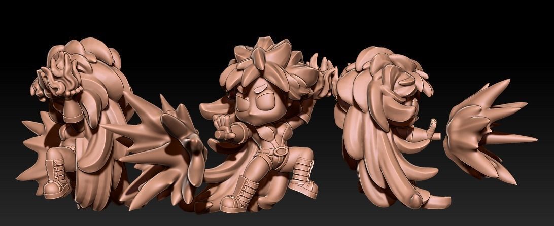 Alien Princess 3D print model_1