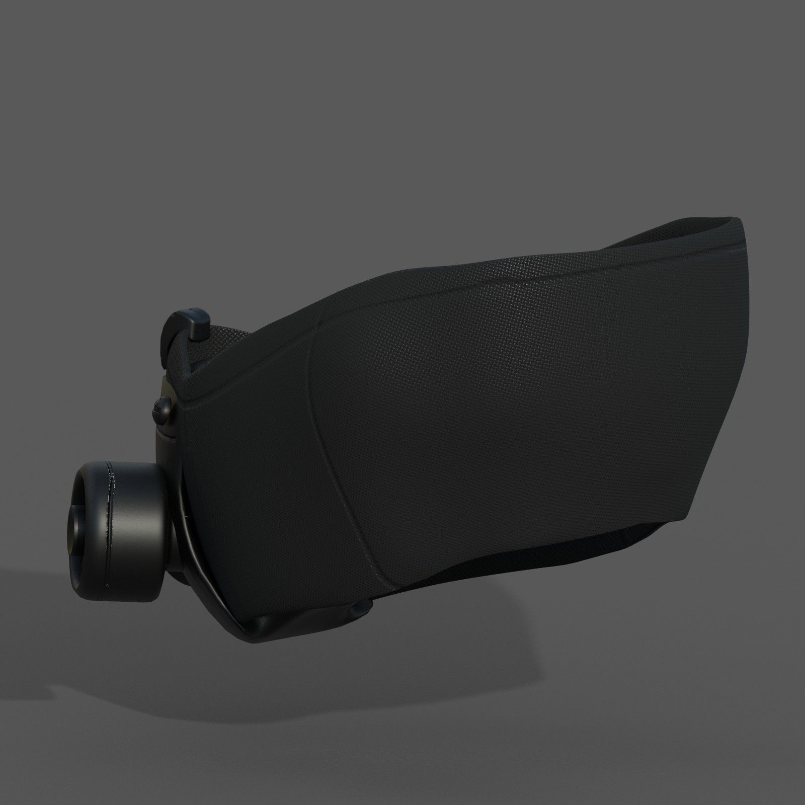 Gas mask respirator scifi futuristic 3d Artist Low-poly 3D model_7