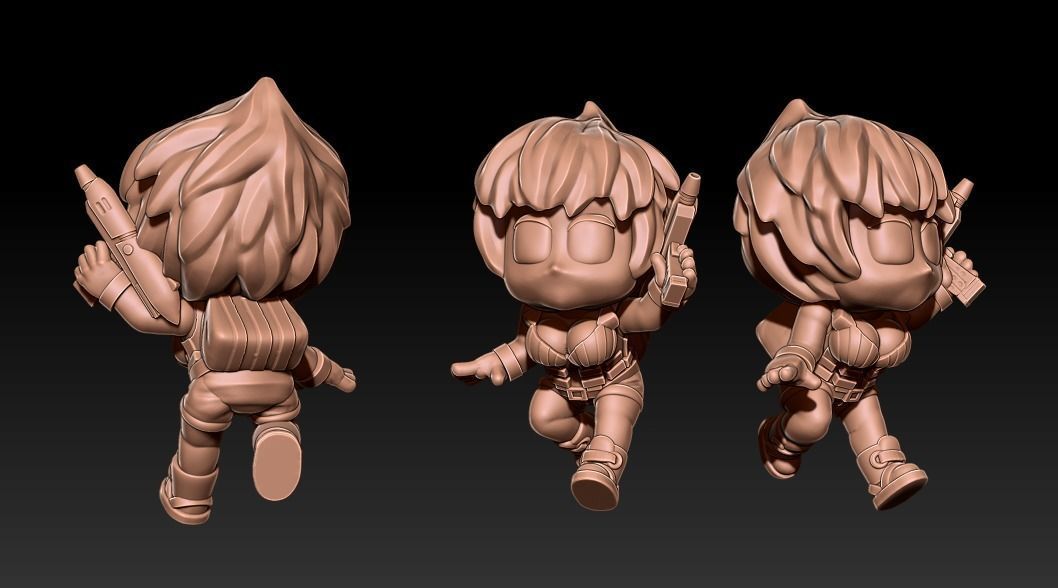 Twin Sister model 1 3D print model_1