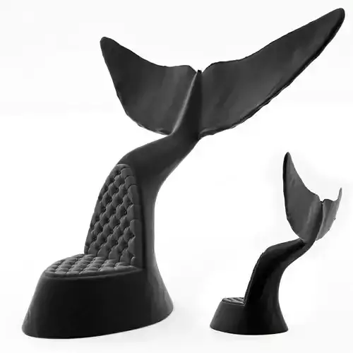 Whale chair 3D model