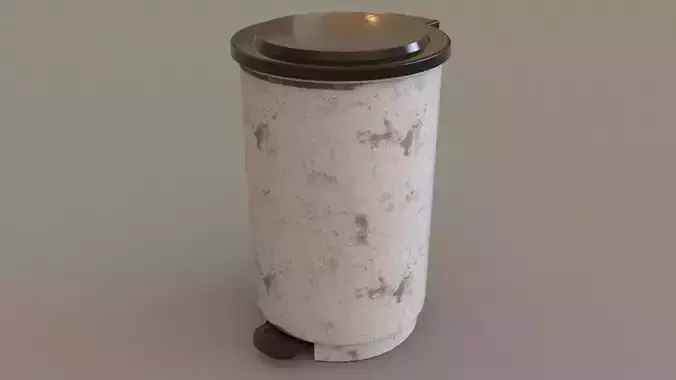 Bin 3D Model trash can