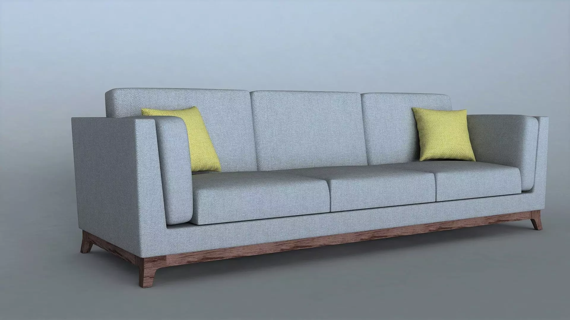 Sofa 3 places 3D model_0