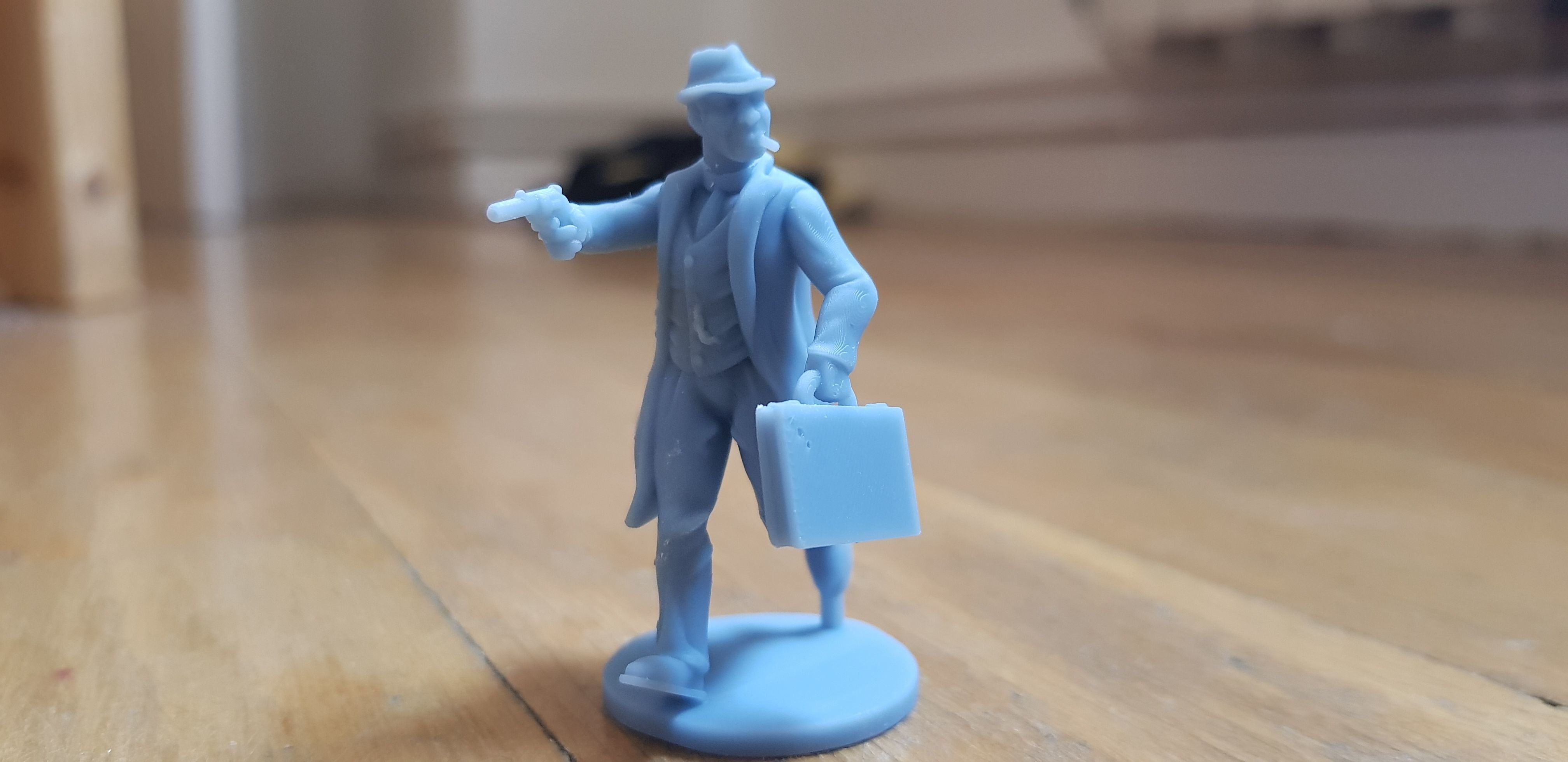 Gangsters and Police interchangeable 3D print model_2