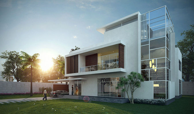 3ds max exterior design