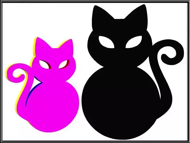 Cat Halloween Ornament