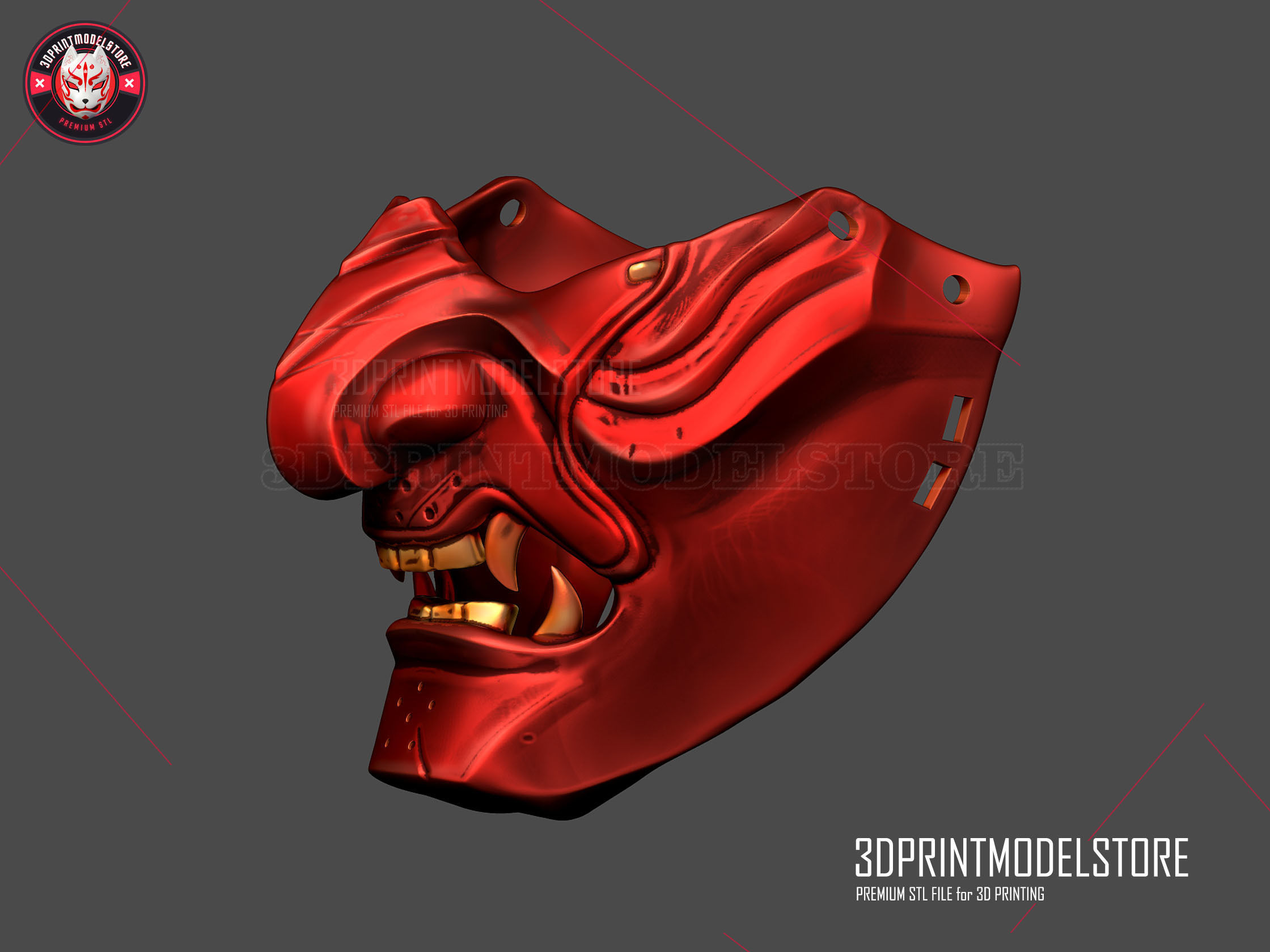 Ghost of Tsushima - Ghost Mask  3D print model_4