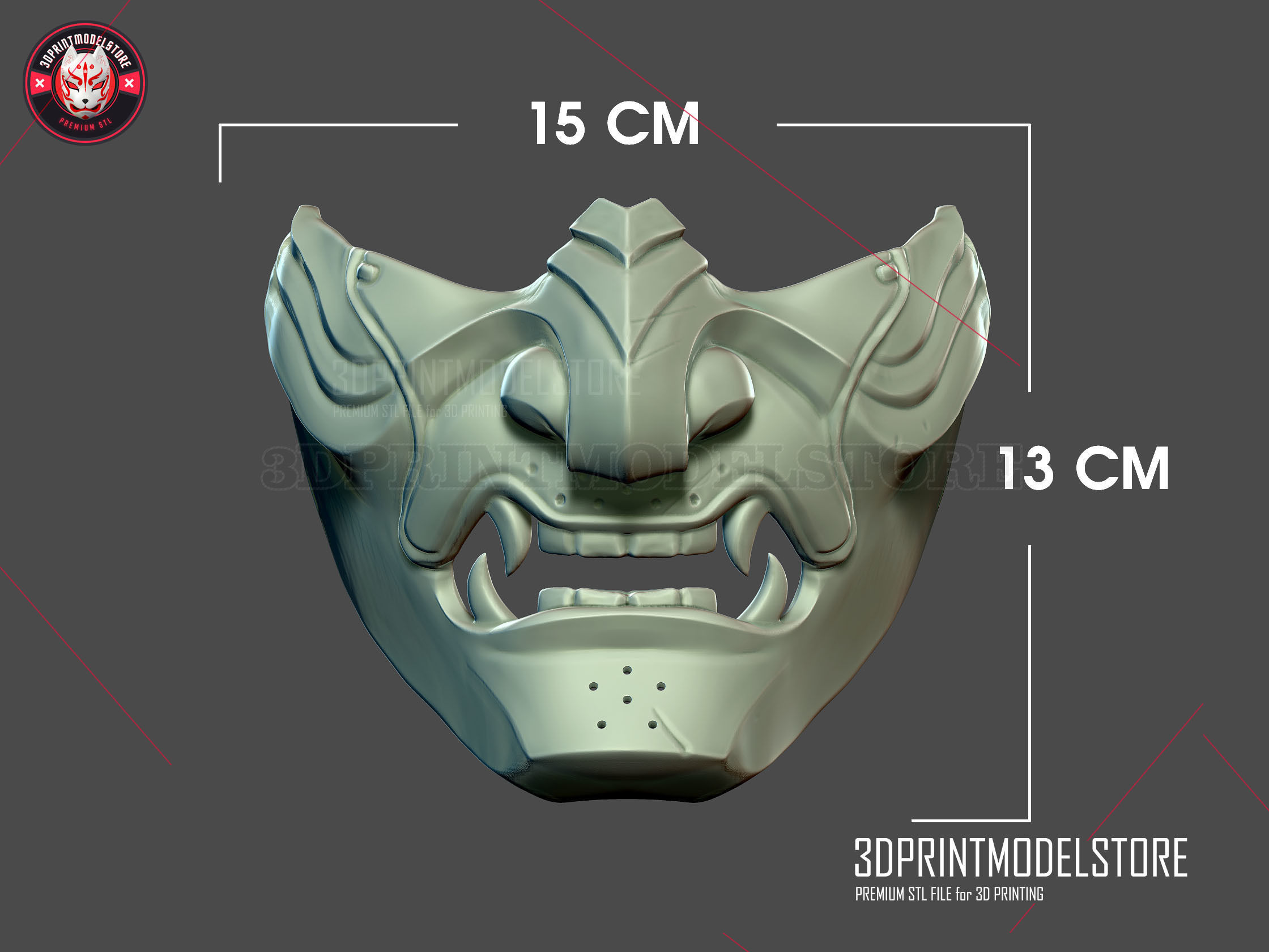 Ghost of Tsushima - Ghost Mask  3D print model_6