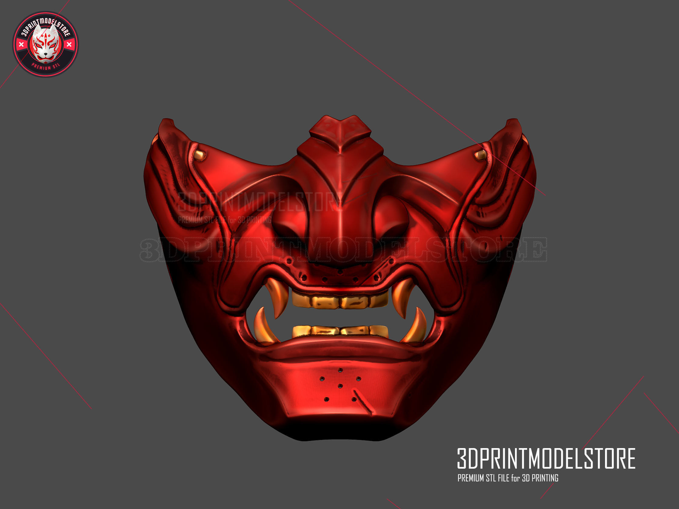 Ghost of Tsushima - Ghost Mask  3D print model_2