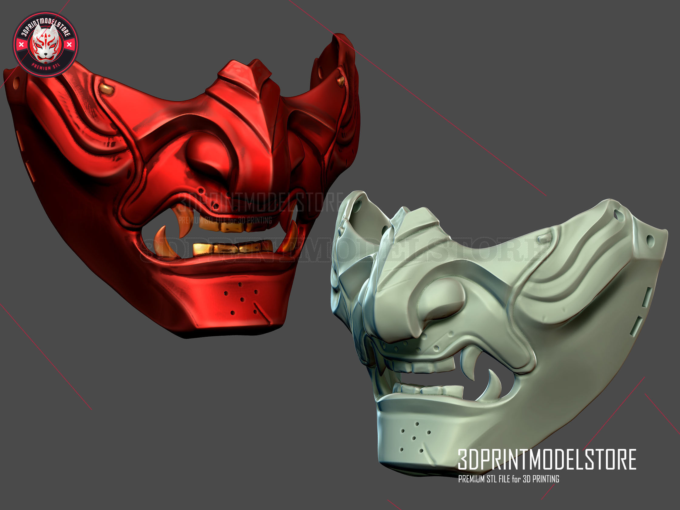 Ghost of Tsushima - Ghost Mask  3D print model_5