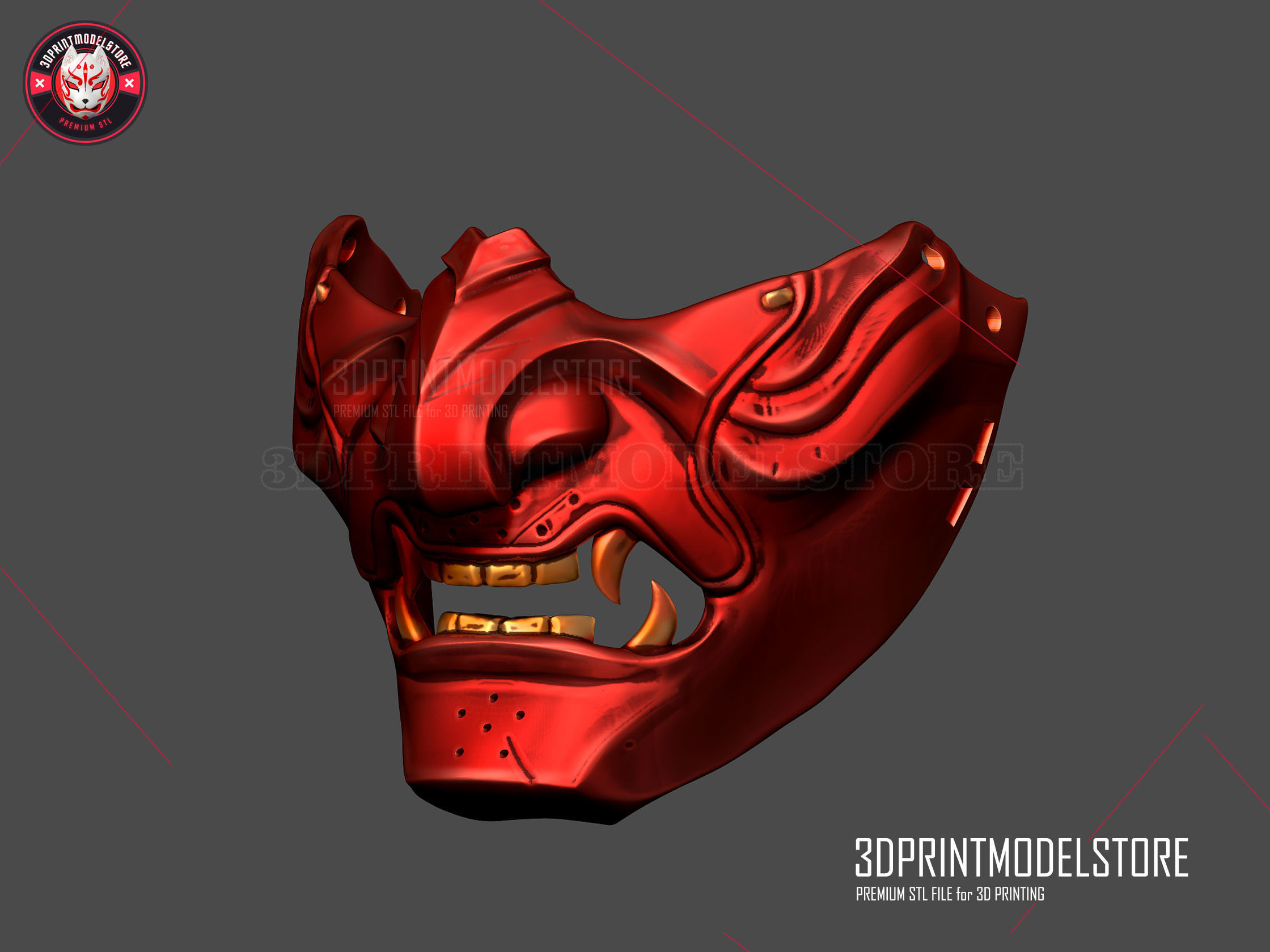 Ghost of Tsushima - Ghost Mask  3D print model_3