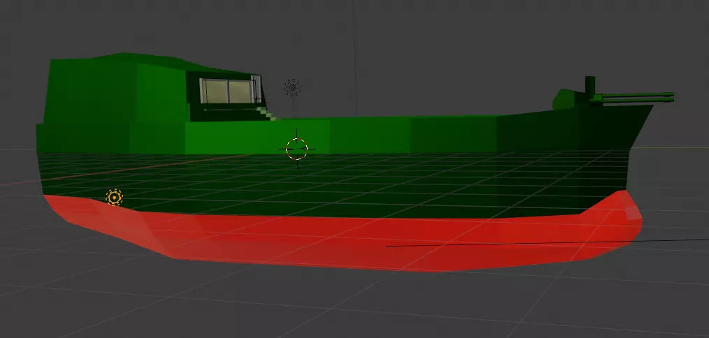 army ship 3D model_0