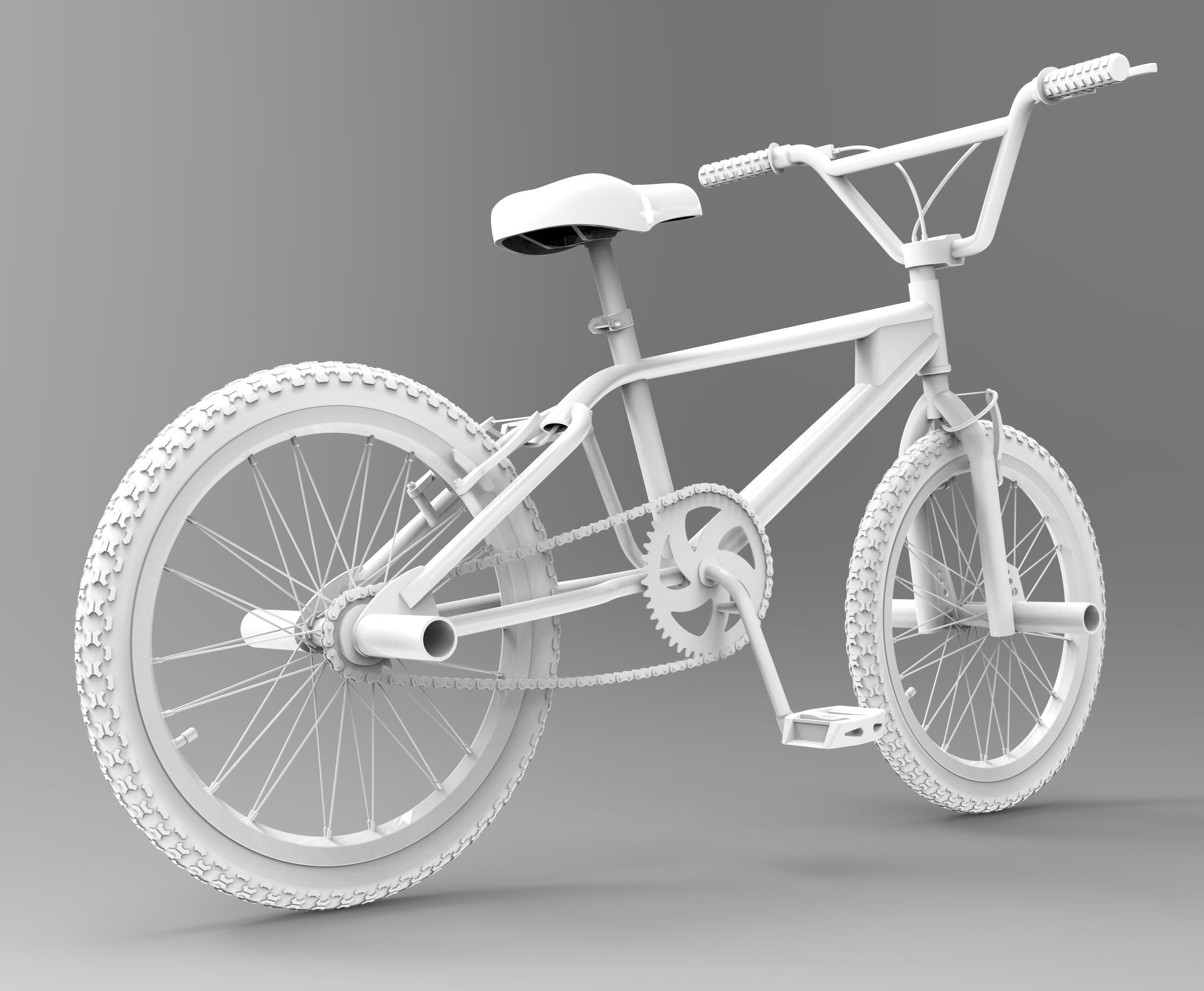 BMX Bike 3D model_3