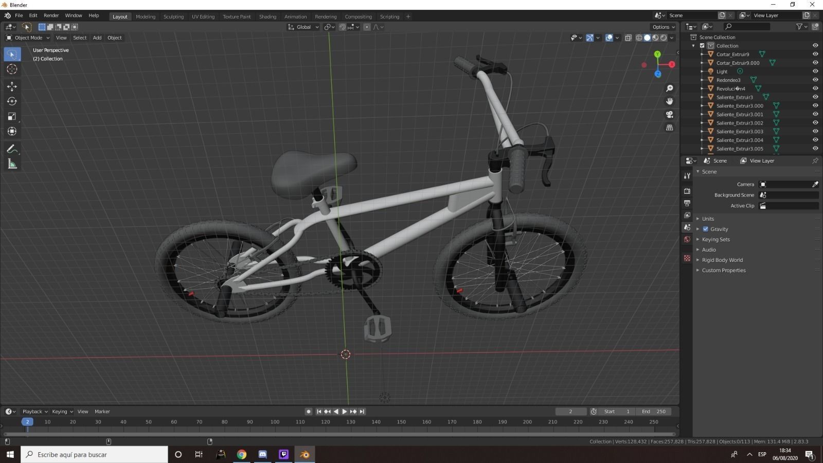 BMX Bike 3D model_37