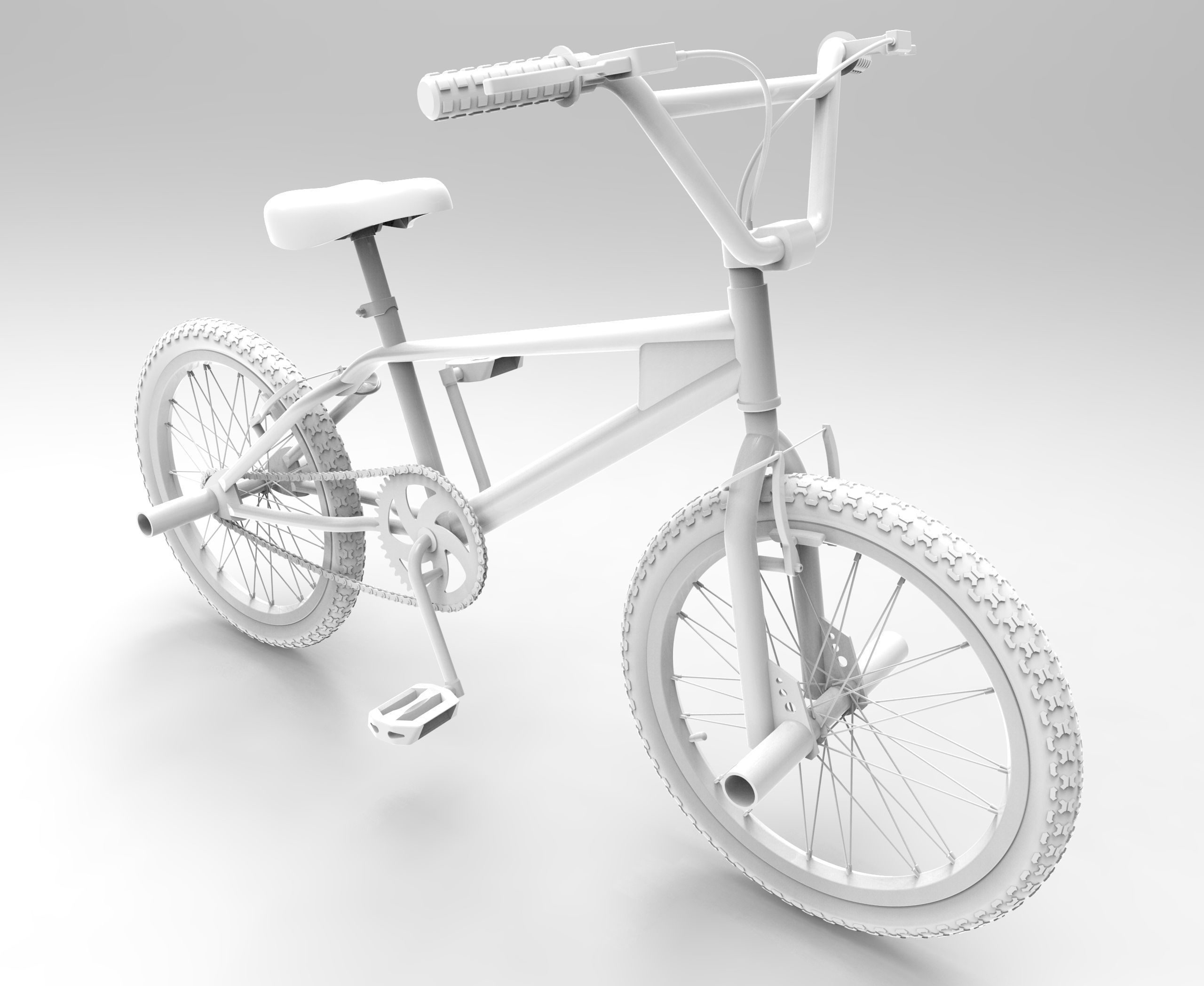 BMX Bike 3D model_1