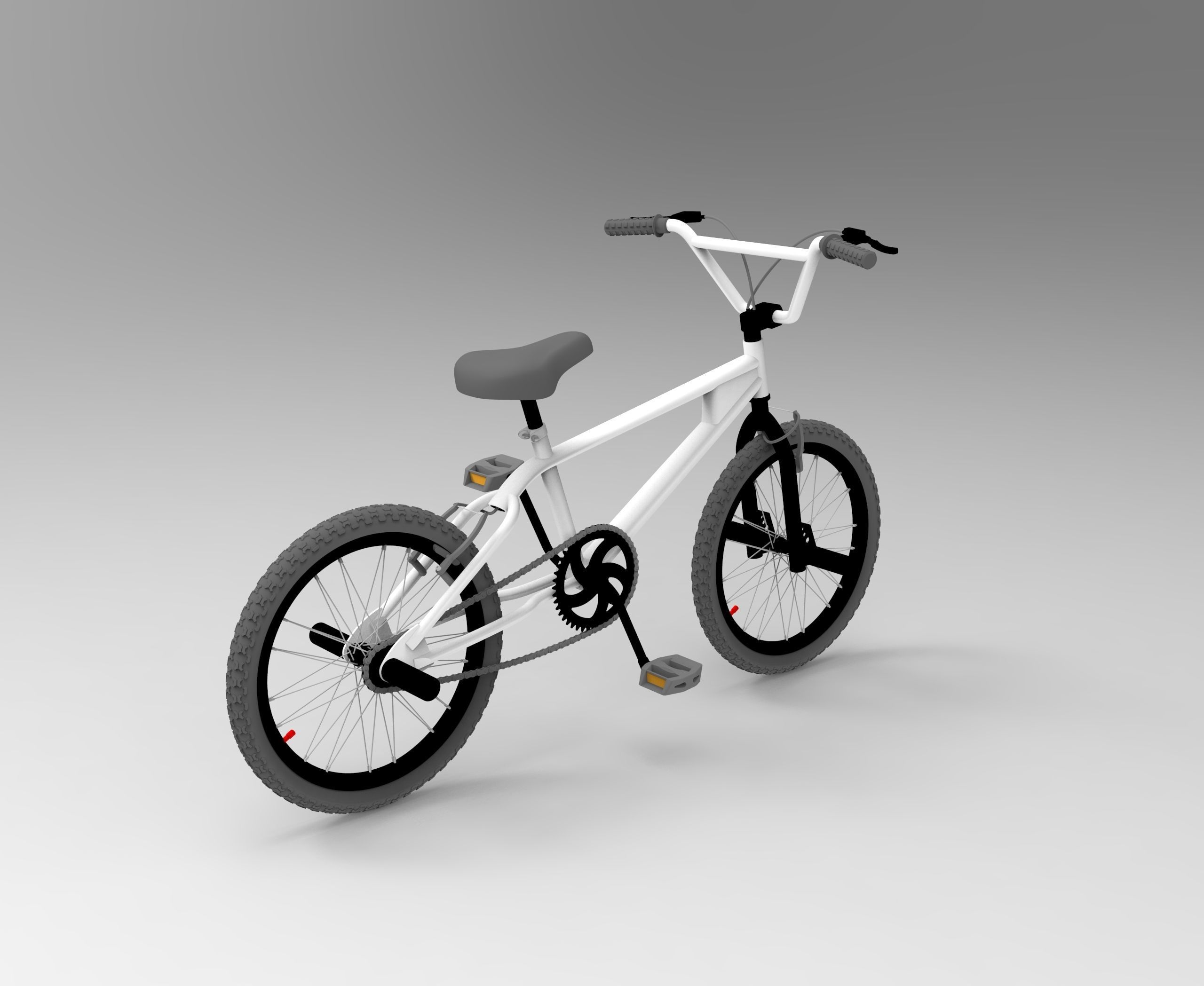 BMX Bike 3D model_40